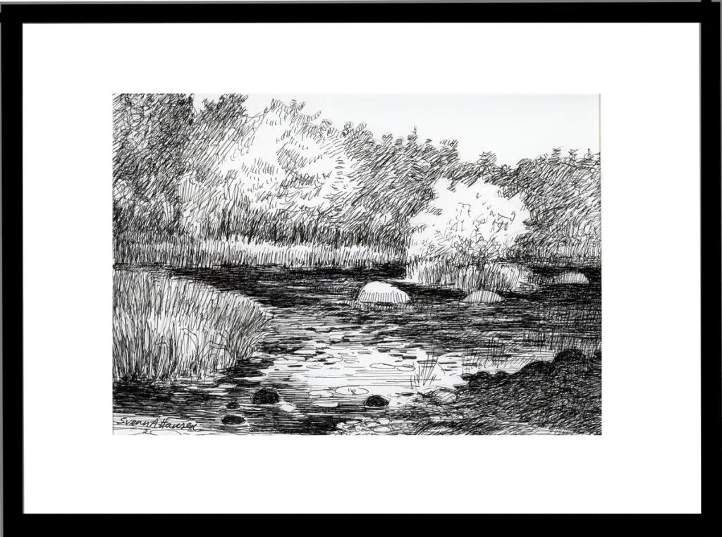 Et lite vann midt i skogen