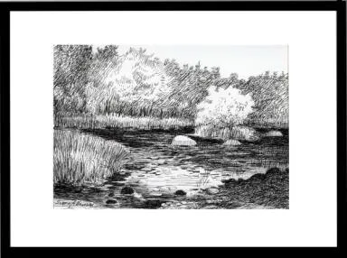 Et lite vann midt i skogen