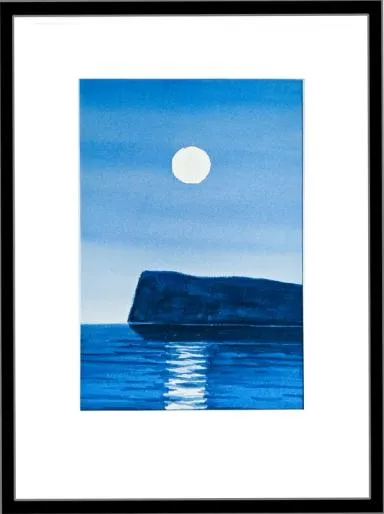 Nordkapp platået i månelys