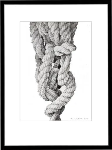 en skikkelig vase av tau