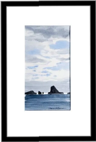 Klippeformasjoner langs kysten av færøyene