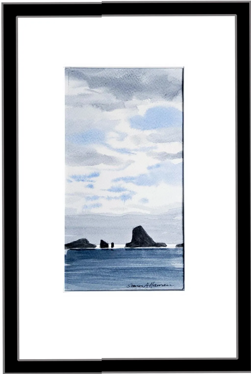 Klippeformasjoner langs kysten av færøyene